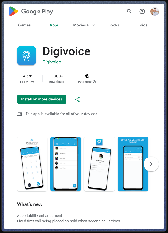 Download the Digivoice Mobile App
